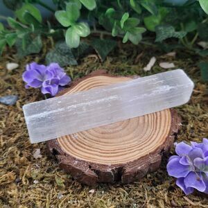 Small Raw Selenite Stick, Wand #16